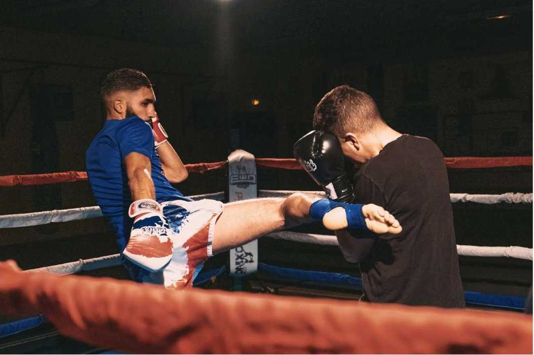 Séance boxe cardio en groupe