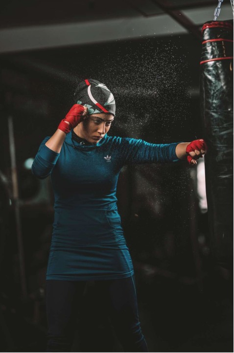 Entraînement cardio boxe