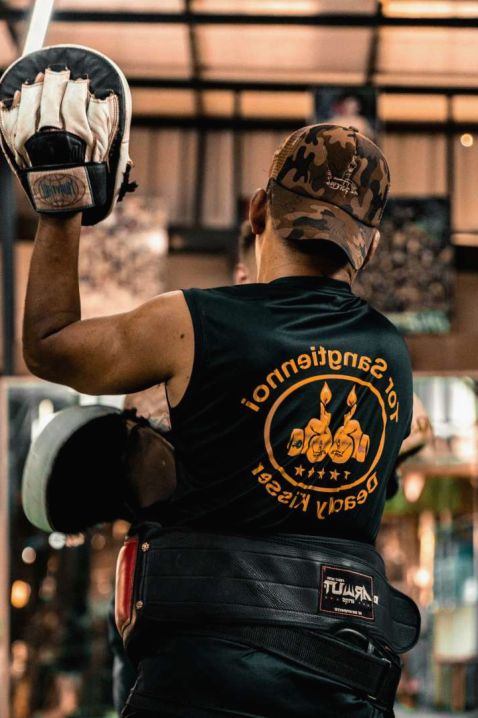 Échauffement avant sparring